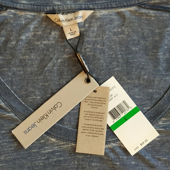 NWT Calvin Klein Vintage Look Set of 2 Muscle T's! - Picture 4 of 7